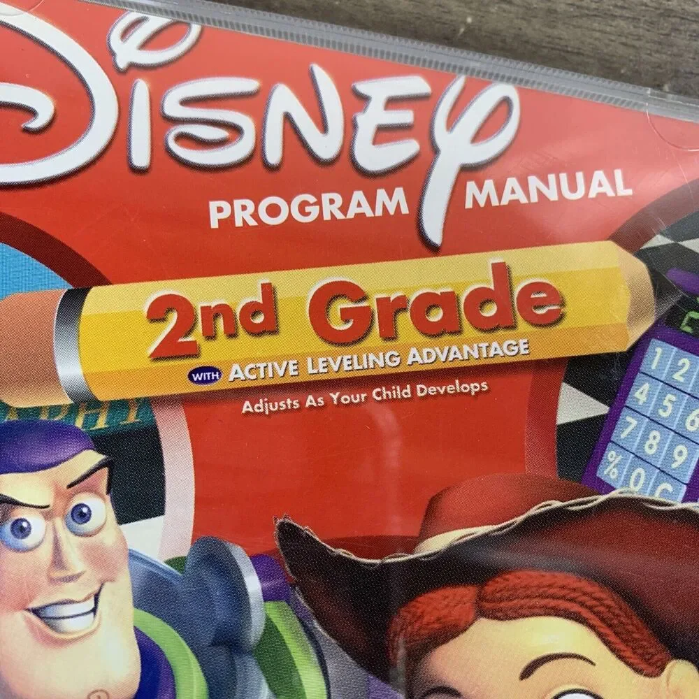 VTG Disney Pixar Buzz Lightyear 2nd Grade CD Rom For Windows/ Mac